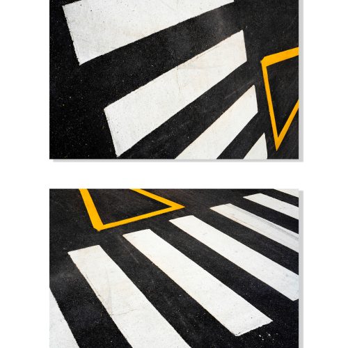 Crossed Walks diptych